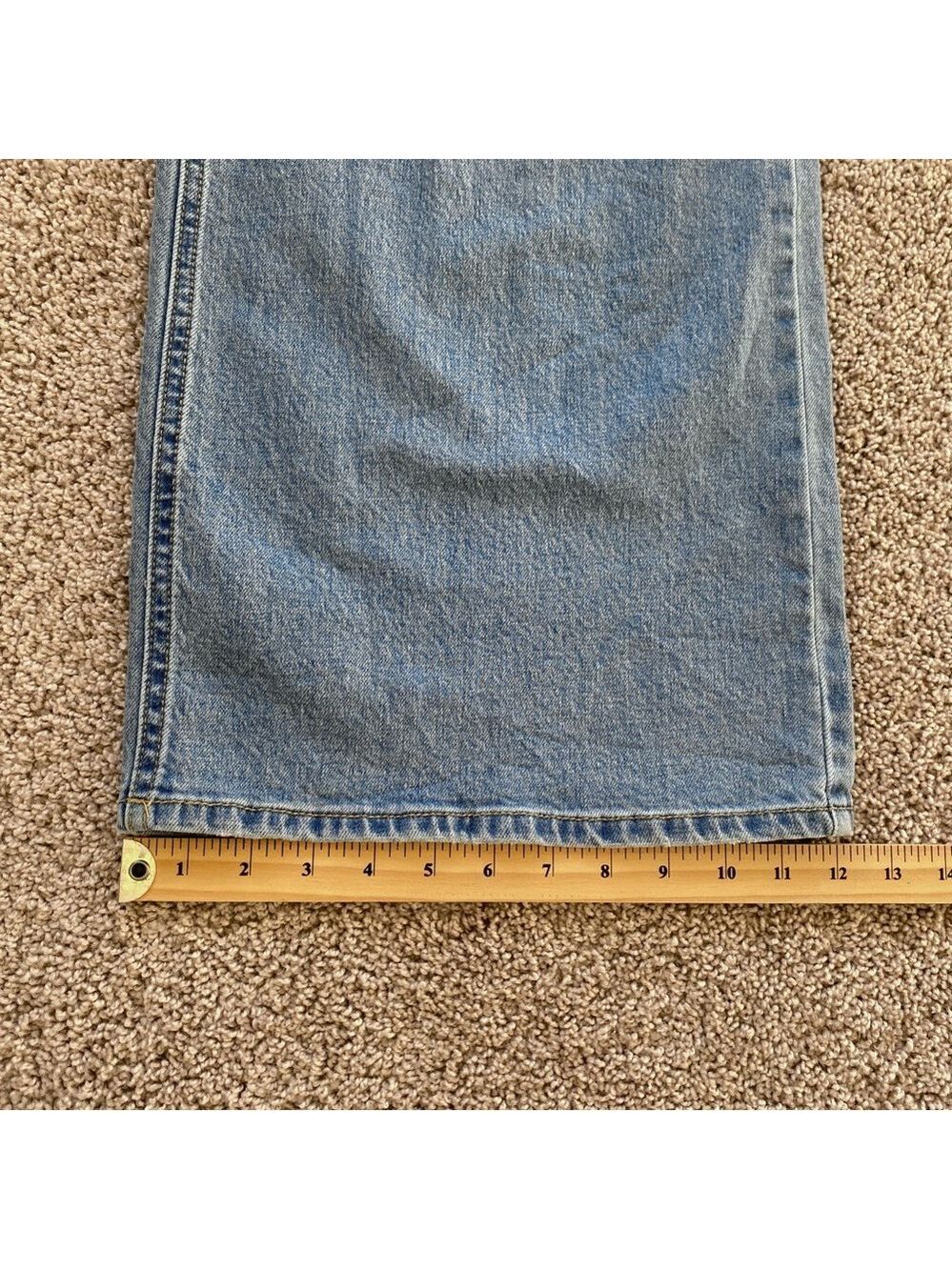 Scotch & Soda The Daze Wide Leg High Rise Jeans Blue Sz 32 - Picture 12 of 12